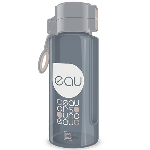 Ars Una: Világos szürke BPA mentes kulacs 650ml