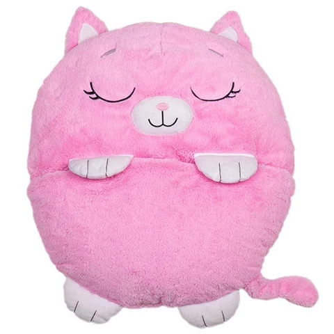 Happy Nappers: Pink cica párnahálózsák