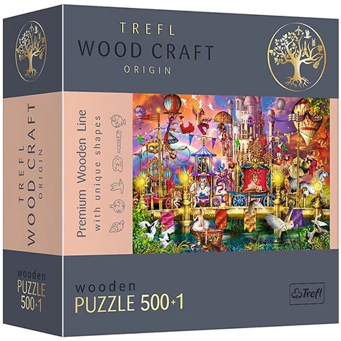 Wood Craft: Mágikus világ fa puzzle 500+1db-os - Trefl