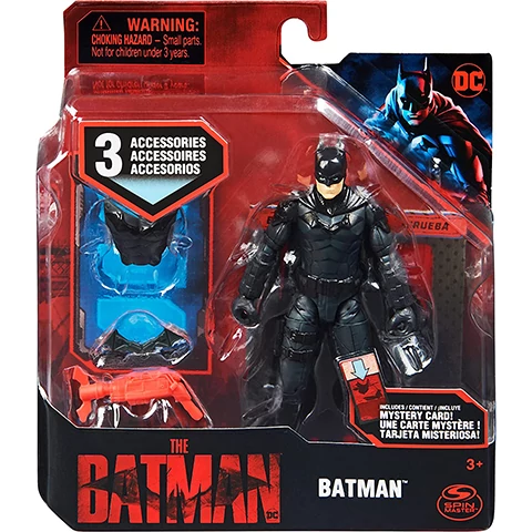 DC Comics: The Batman játékfigura kiegészítőkkel 10cm - Spin Master