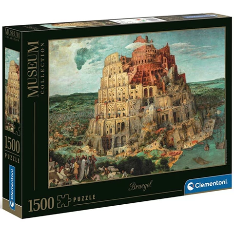Pieter Bruegel: Bábel tornya Múzeum HQC puzzle 1500db-os - Clementoni