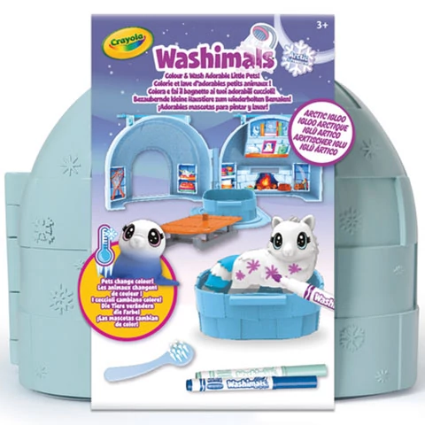 Crayola: Washimals Jeges kalandok az igluban játékszett