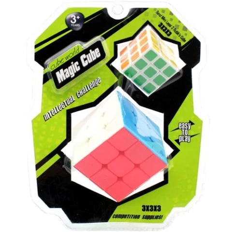 Cube World: Bűvös kocka 2db-os szett 3x3-as kockákkal