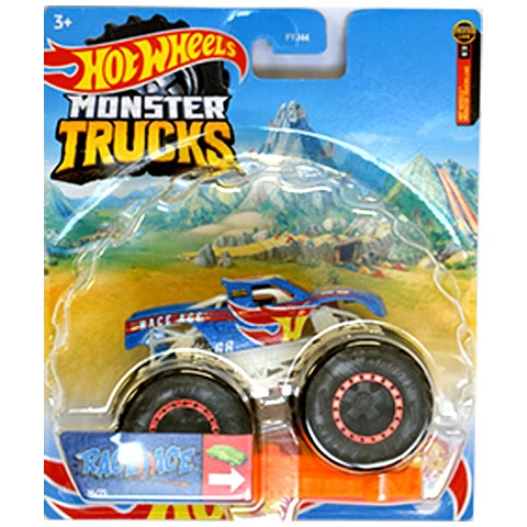 Hot Wheels - Monster Trucks: Race Ace kisautó 1/64 - Mattel