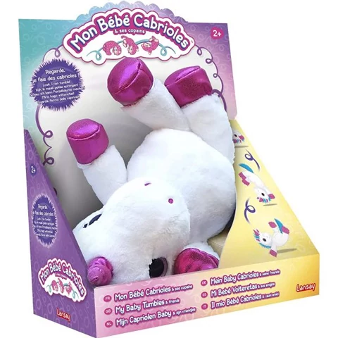 Bukfencező bébikornis plüss figura