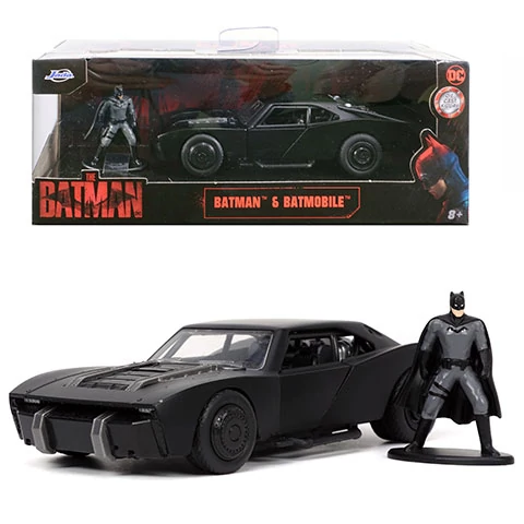 DC Comics: Batman mozifim Batmobile autómodell figurával 1/32 - Simba Toys