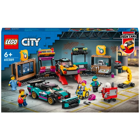 LEGO® City: Egyedi autók szerelőműhelye (60389)