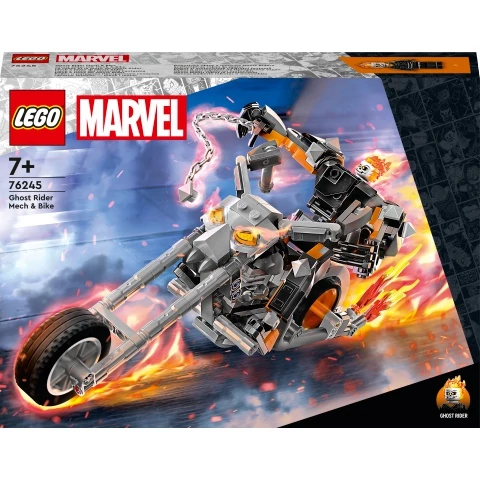 LEGO® Super Heroes: Szellemlovas robot és motor (76245)