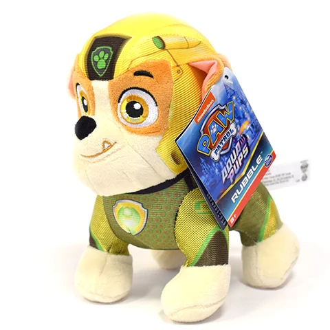 Mancs őrjárat - Aqua Pups: Rubble plüss figura 20cm - Spin Master