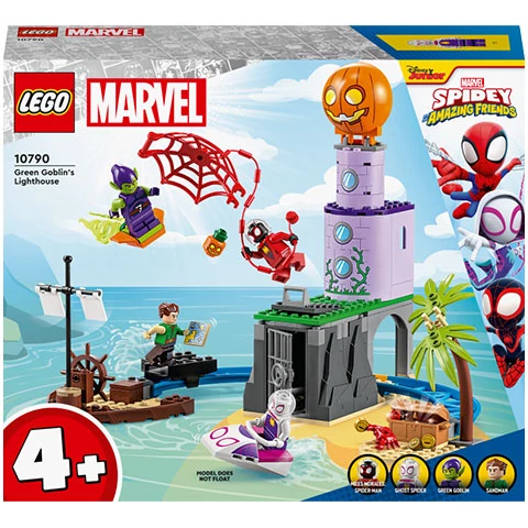 LEGO® Super Heroes: Pókcsapat a Zöld Manó világítótornyánál (10790)