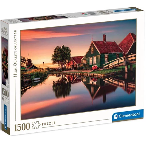 Zaanse Schans, Hollandia HQC 1500db-os puzzle - Clementoni