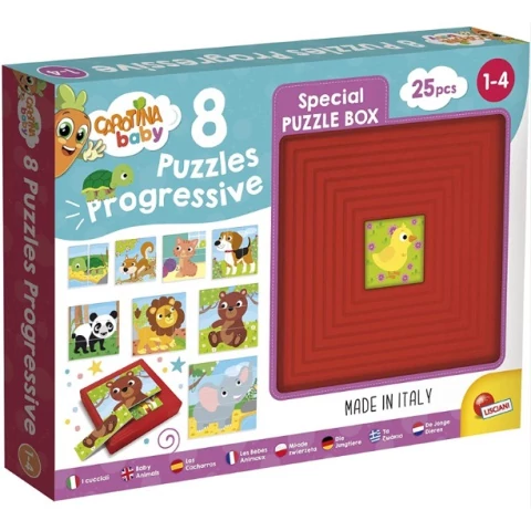 Carotina Baby: Progresszív puzzle - Állatok