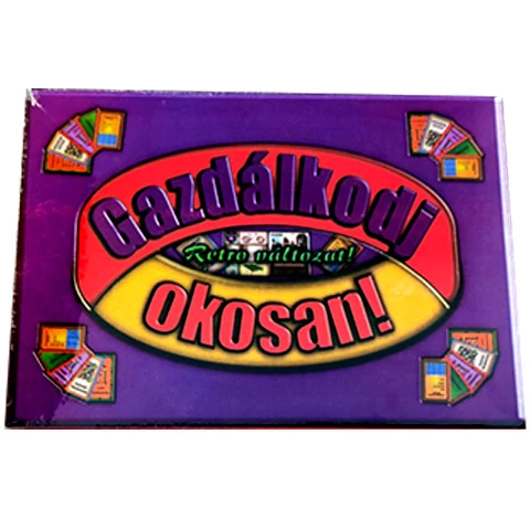 Retro Gazdálkodj okosan nagy dobozos társasjáték