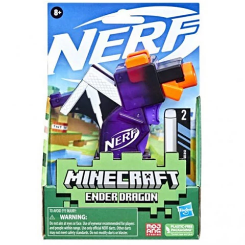 Nerf Microshots Minecraft Ender Dragon szivacslövő fegyver - Hasbro