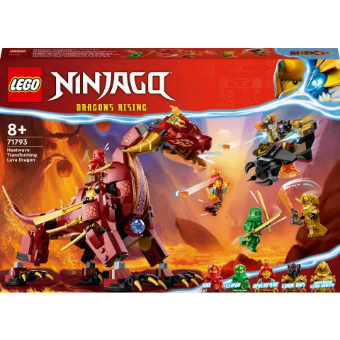 LEGO® Ninjago: Hőhullám átalakítható lávasárkány (71793)