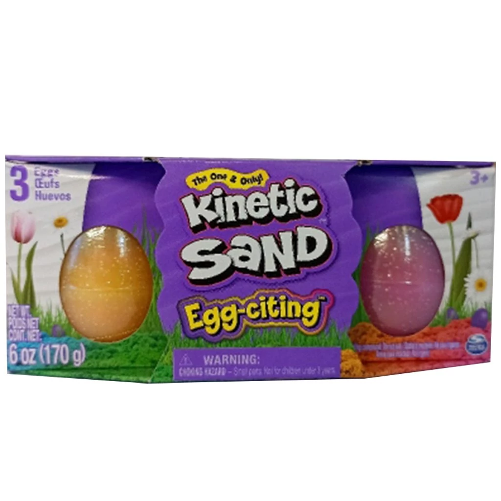 Kinetic Sand: Egg-Citing homokgyurma 170g - Spin Master