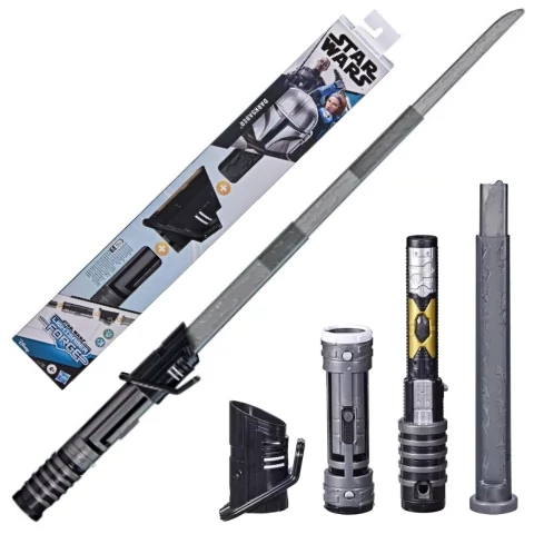 Star Wars Lightsaber Forge: Darksaber kinyitható elektronikus fénykard fénnyel és hanggal - Hasbro