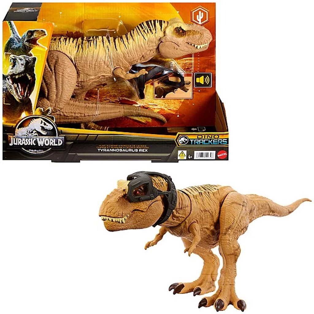 Jurassic World: Kolosszális T-Rex dinoszaurusz figura hang effektekkel - Mattel