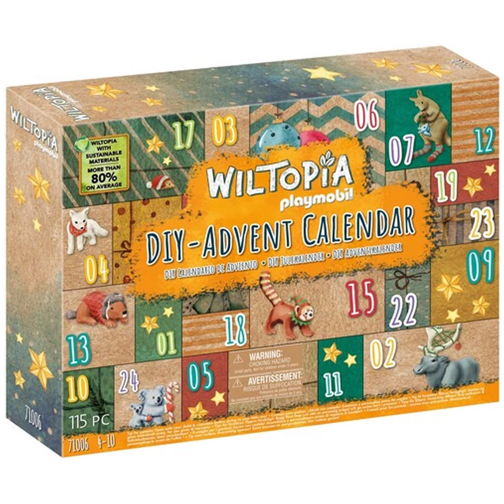 Playmobil: Wiltopia - DIY Adventi naptár: Állati világutazás (71006)