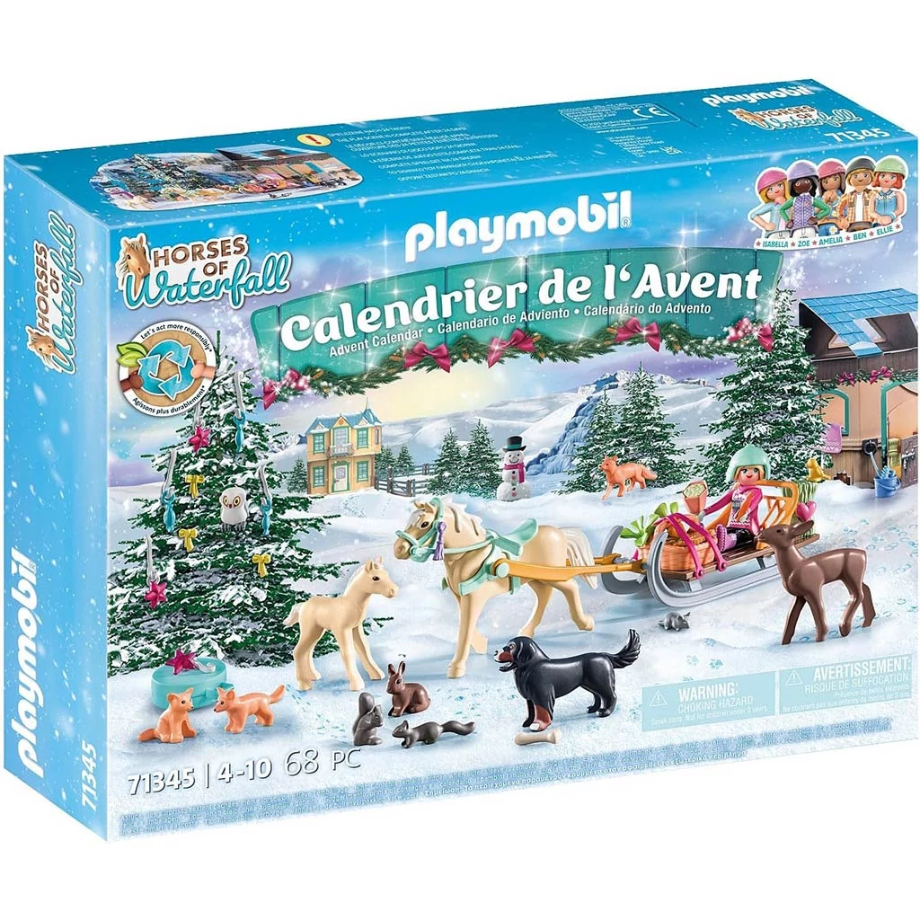 Playmobil: Lovas adventi naptár - Karácsonyi szánkózás (71345)