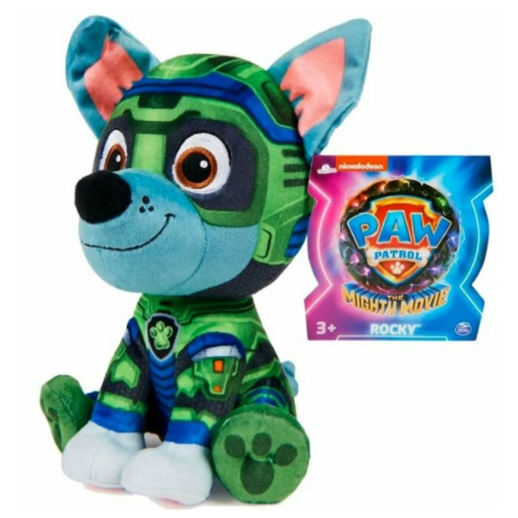 Mancs őrjárat: A szuperfilm Rocky plüss játékfigura 19cm-es - Spin Master