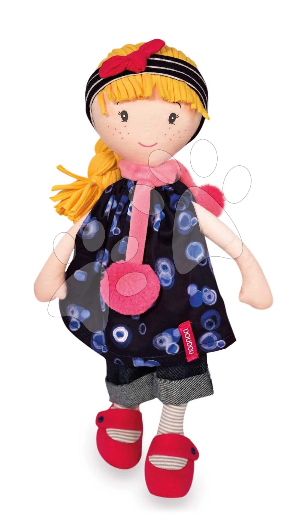 Bábika Lulubelle Having Fun Jolijou 36 cm s blond vláskami v čiernych šatách z jemného textilu od 5 rokov JJ6015