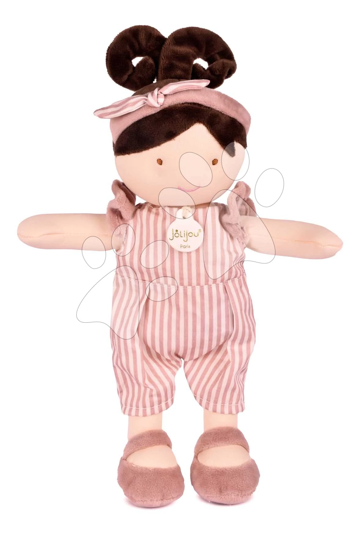 Rongybaba Opaline Pretty Jolijou 28 cm barna hajjal kék ruciban 0 hó-tól JJ6066