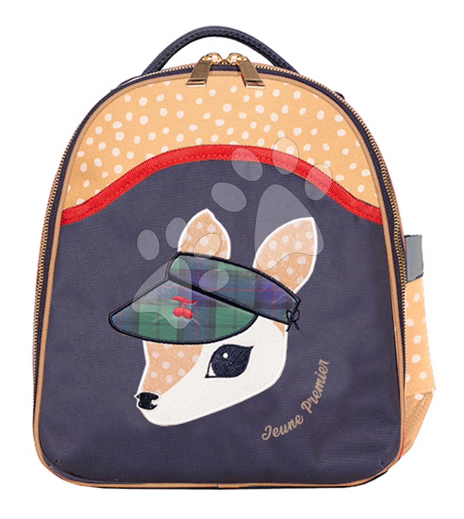 Iskolai hátizsák Backpack Ralphie Dashing Deer Jeune Premier ergonomikus luxus kivitel 31*27 cm