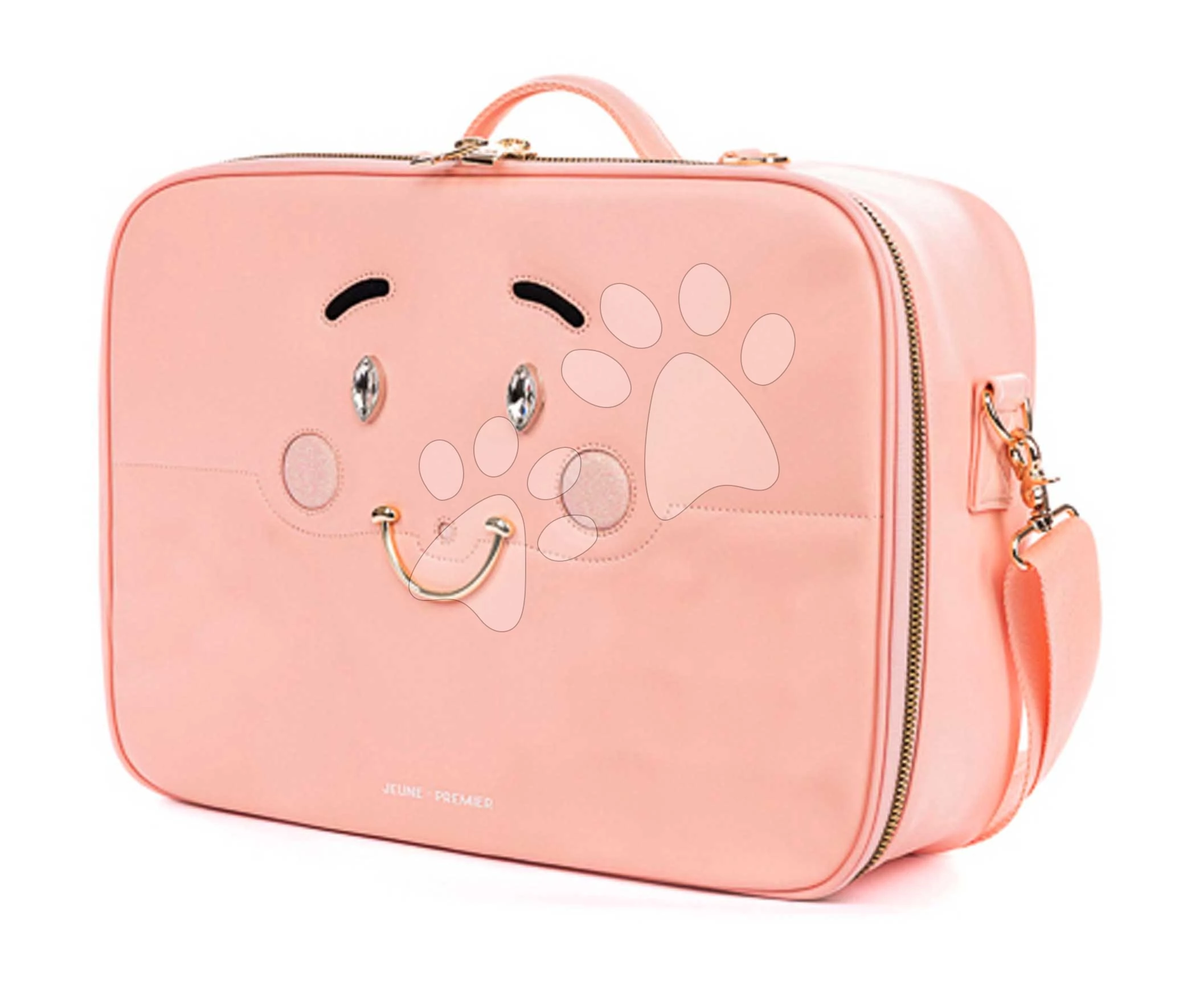 Bőrönd Mini Suitcase BFF Pink Jeune Premier ergonomikus luxus kivitel 40*10 cm