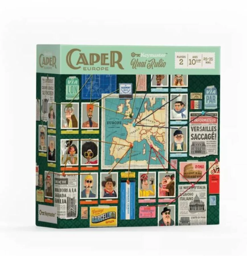 Caper Europe angol nyelvű társasjáték