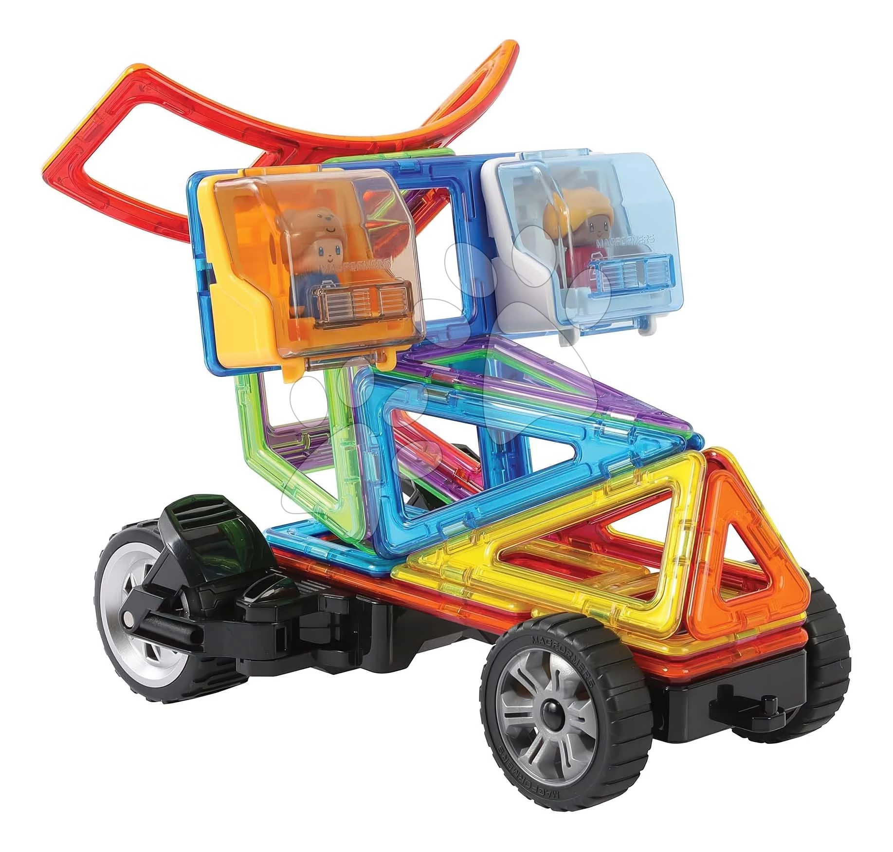 Mágneses építőjáték Extrém versenyek Extreme Racer Magformers 42 részes