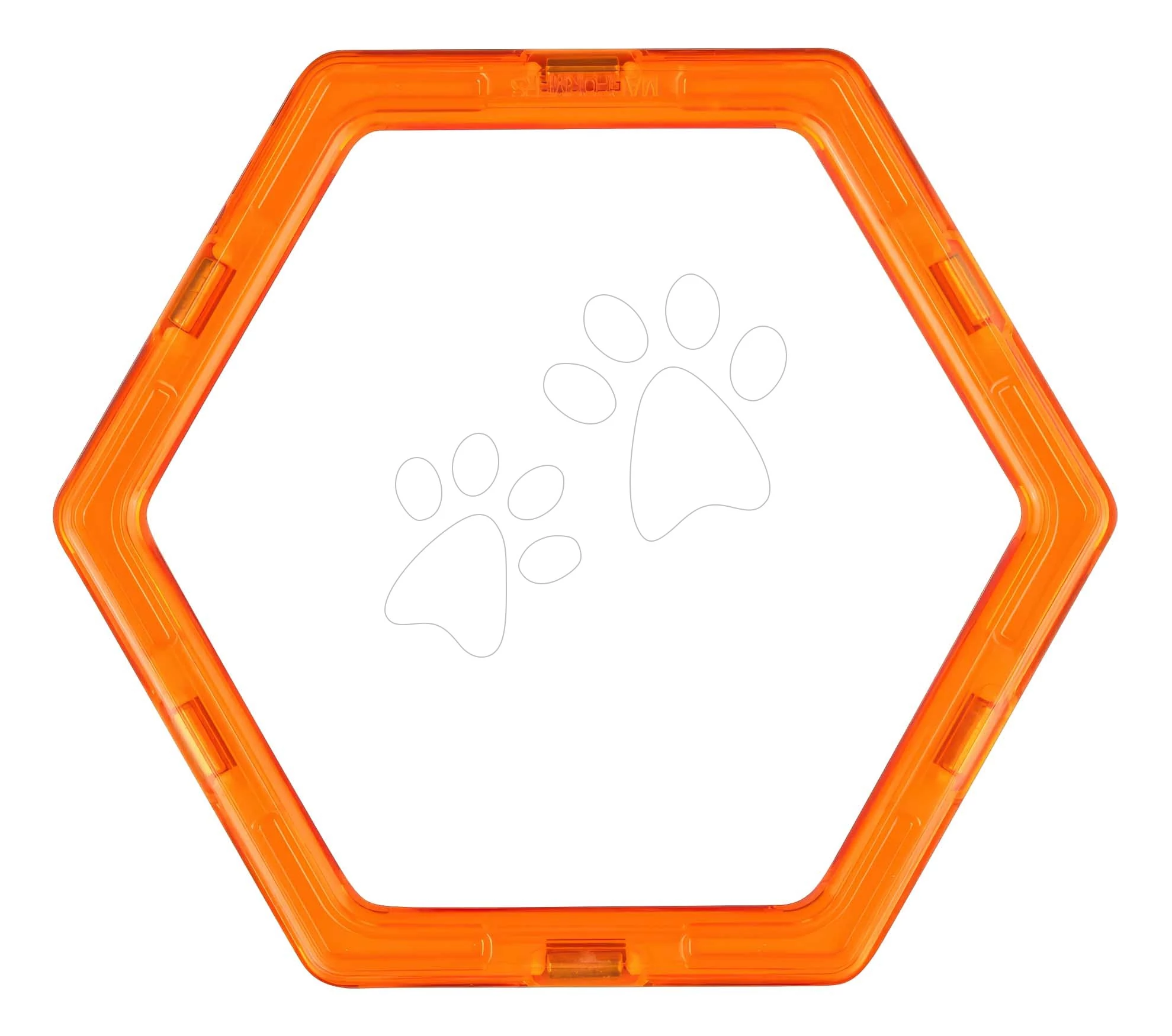 Kiegészítő mágneses építőjátékhoz Hatszög Hexagonal Set Magformers 12 részes