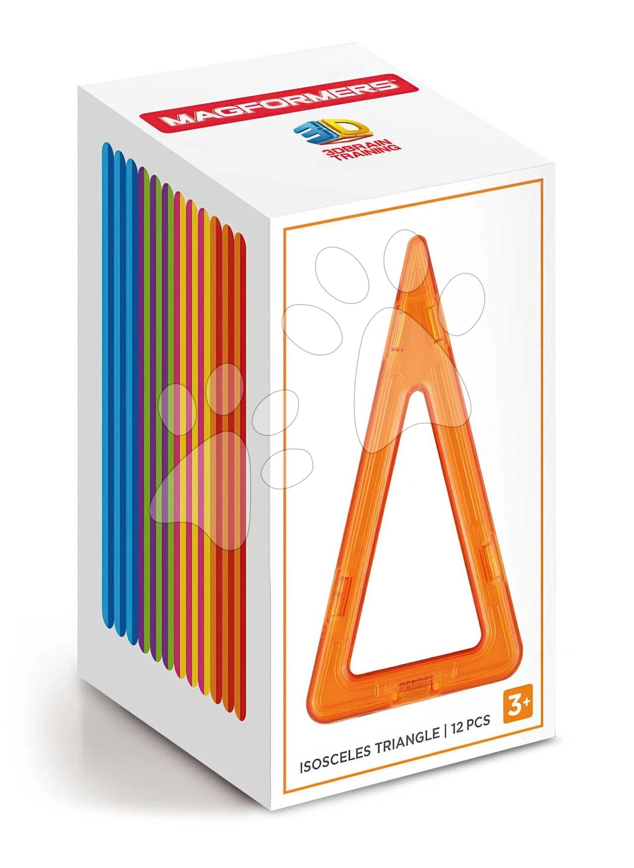 Kiegészítő mágneses építőjátékhoz Egyenlő szárú háromszög Isosceles Triangle Set  Magformers 12 részes