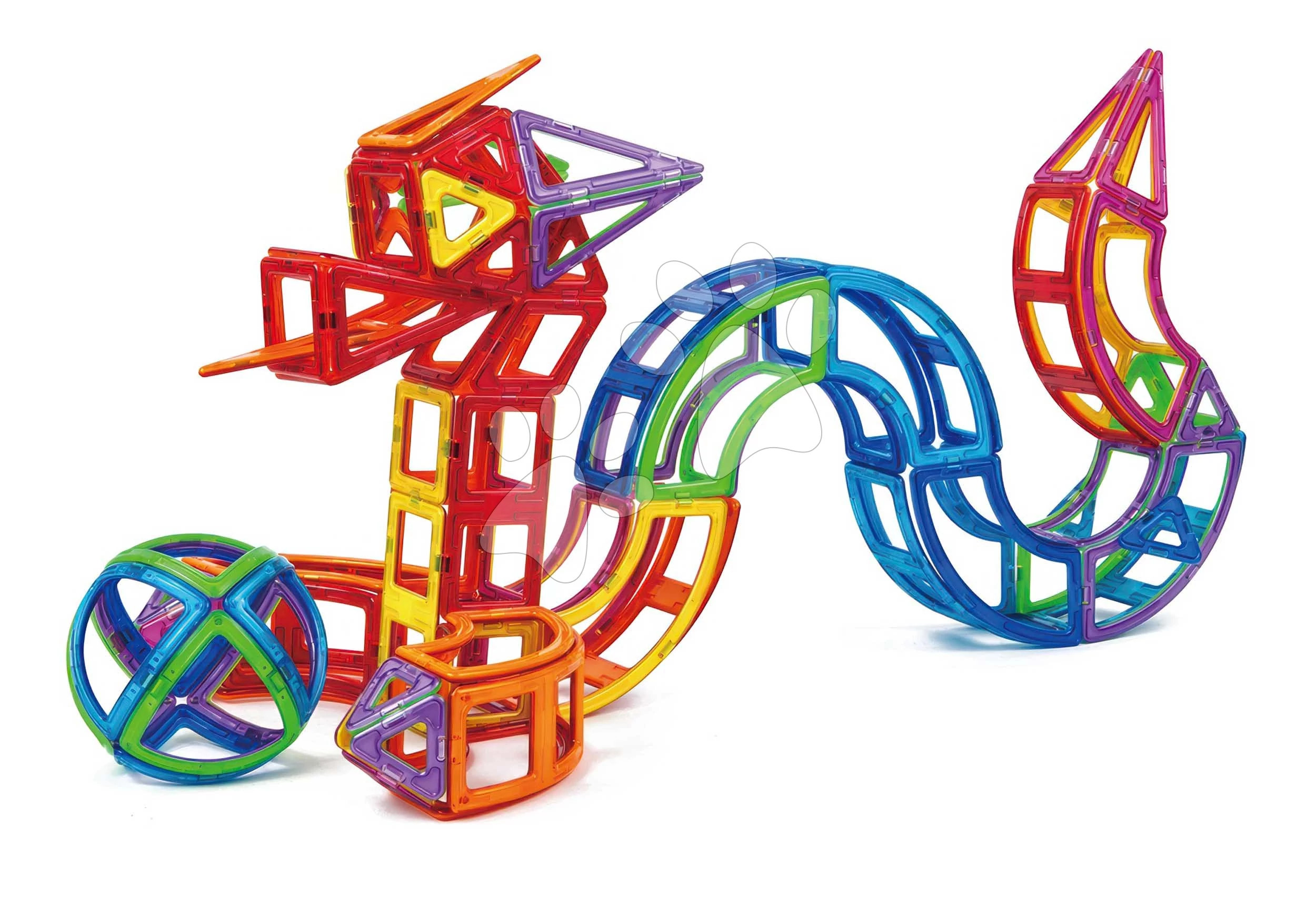 Mágneses építőjáték Kreatív készlet Creative Set Magformers 90 részes