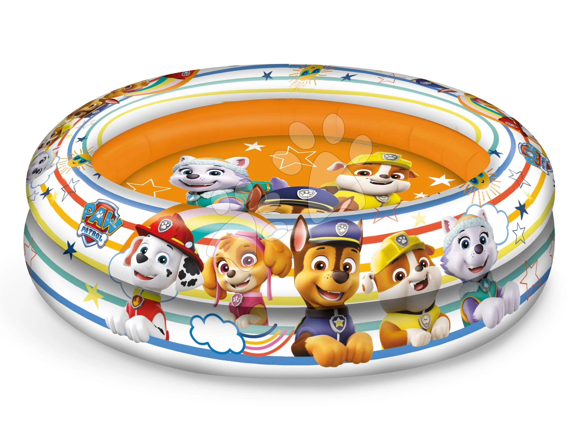 Felfújható medence kétgyűrűs Paw Patrol Mondo 100 cm átmérővel 10 hó-tól