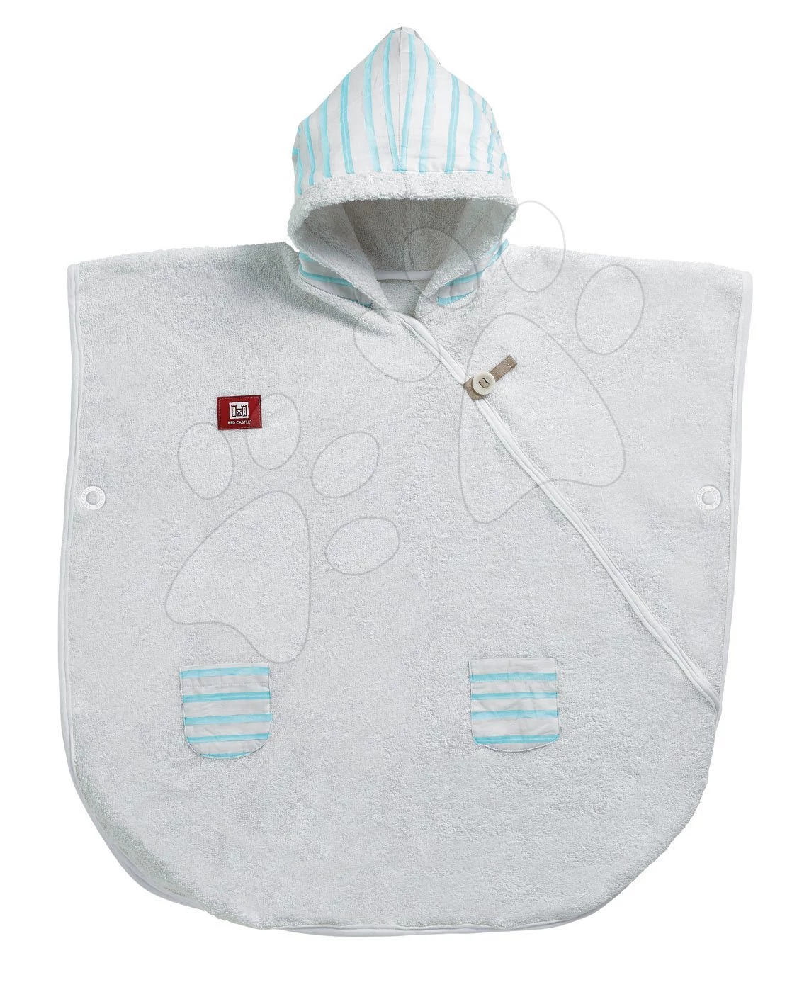 Red Castle fürdőlepedő kapucnival Sailor Poncho 0307165 kék