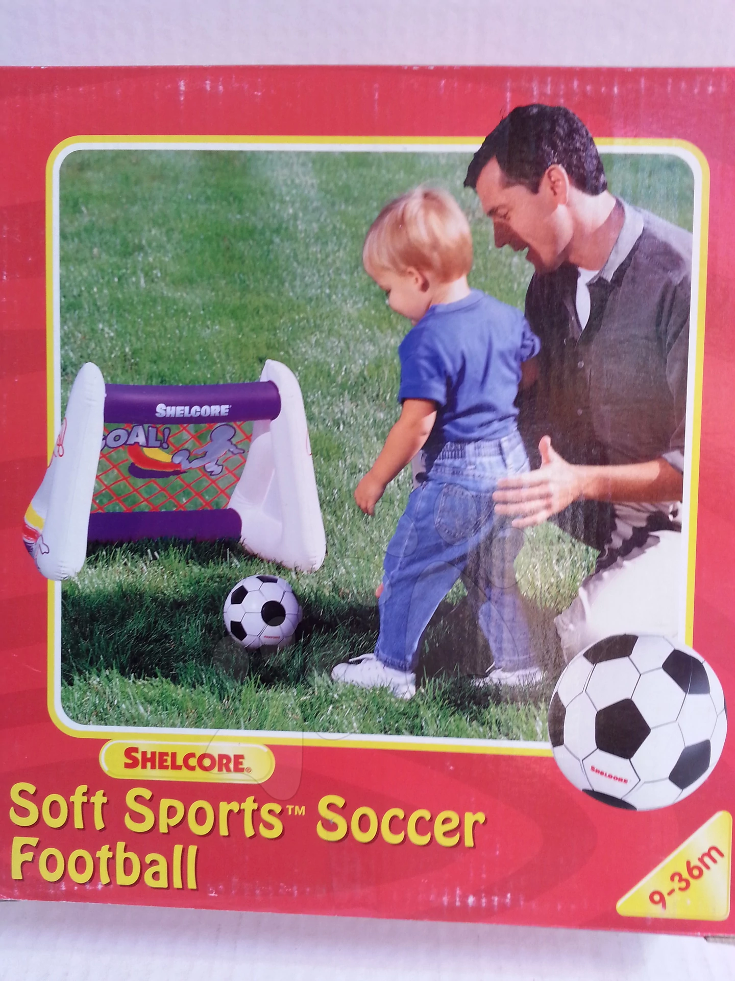 Shelcore felfújható focikapu a legkisebbeknek 3260 fehér-kék