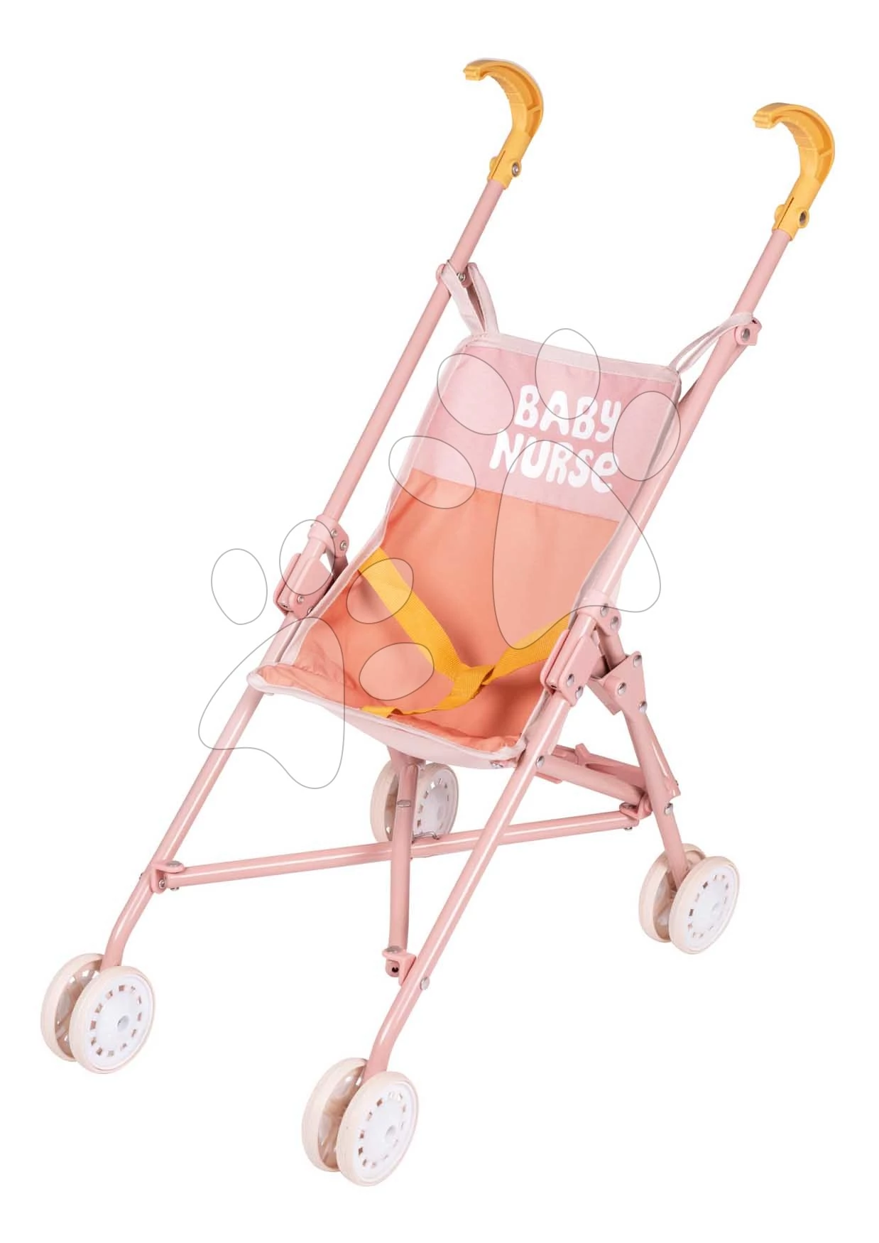 Sport babakocsi Foldable Pushchair Soft Baby Nurse Smoby 42 cm játék babának 57 cm magas tolókarral 24 hó-tól