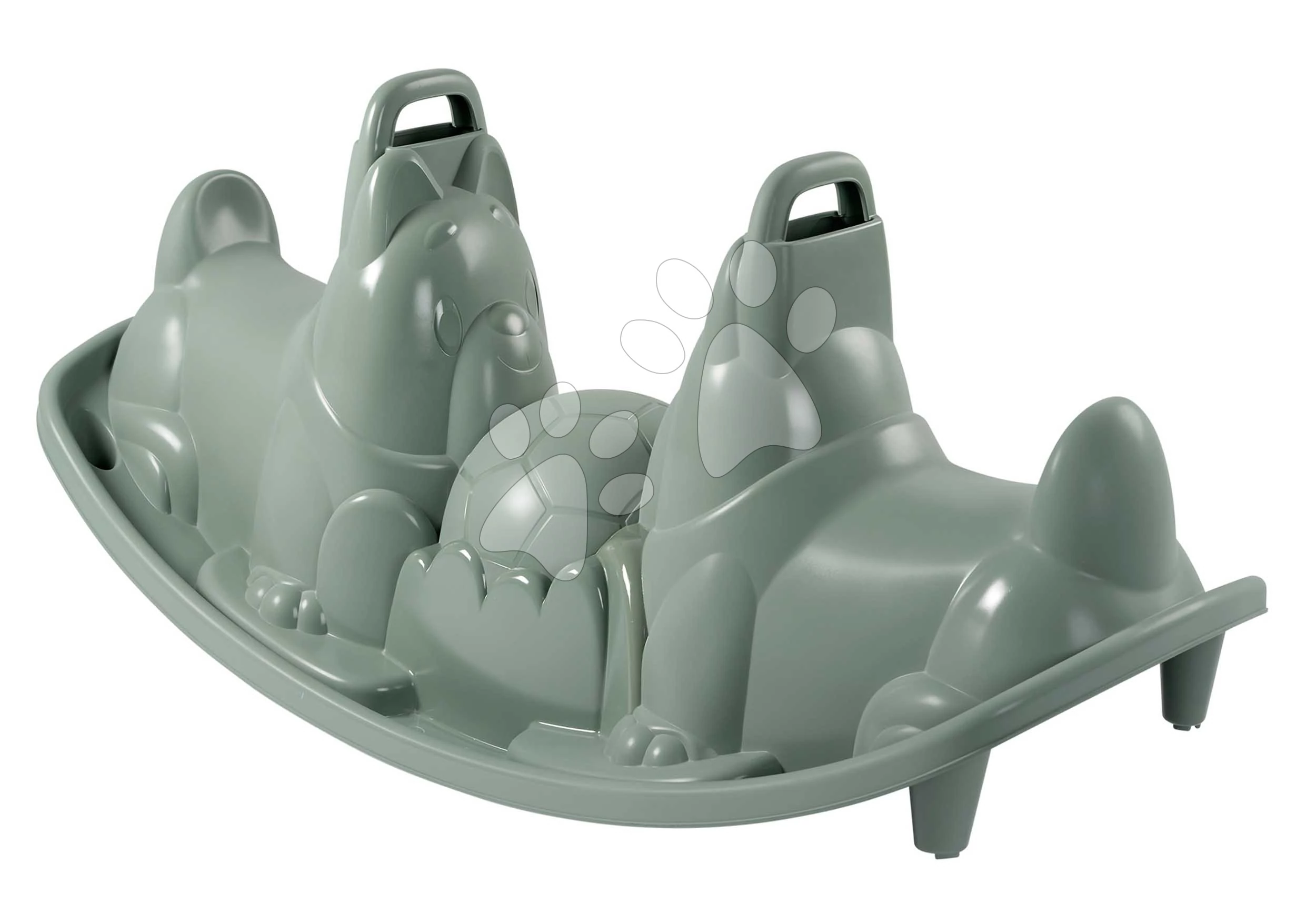 Libikóka ergonomikus ülőkékkel Kutya Green Dogs Rocker Life Smoby kapaszkodókkal zöld UV védelemmel 18 hó-tól - 2025 modell SM830211