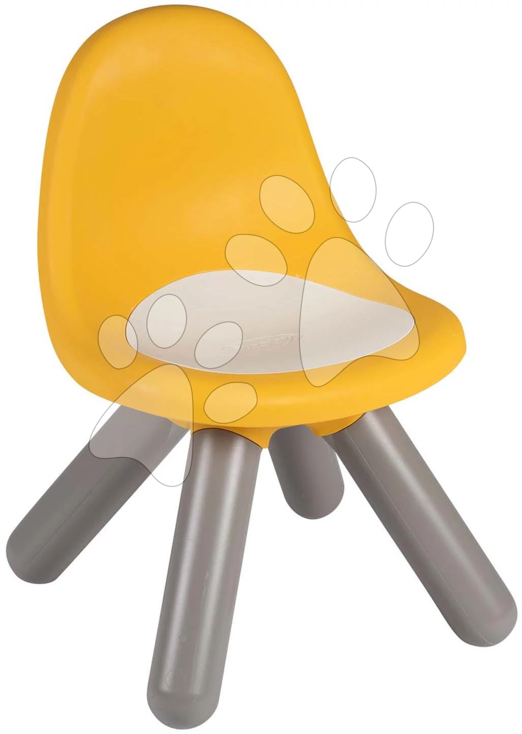 Kisszék gyerekeknek Kid Chair Yellow Smoby sárga UV szűrővel 50 kg teherbírással 27 cm magassággal 18 hó-tól SM880117
