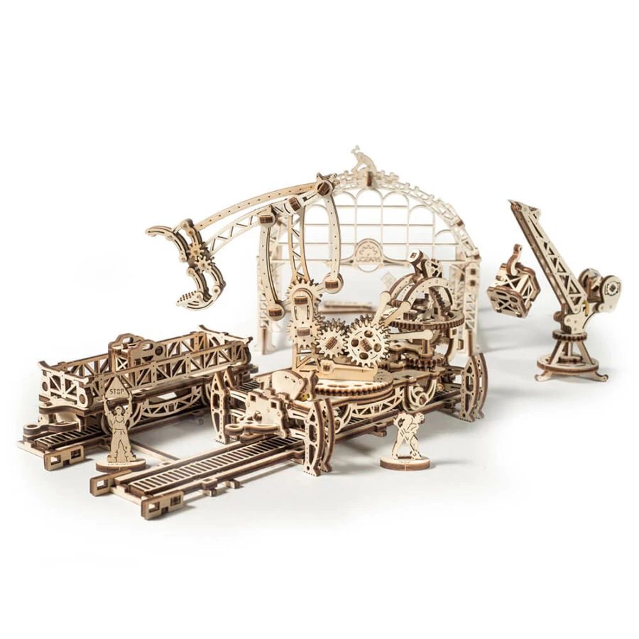 UGEARS Vasúti Pályaudvar – mechanikus modell